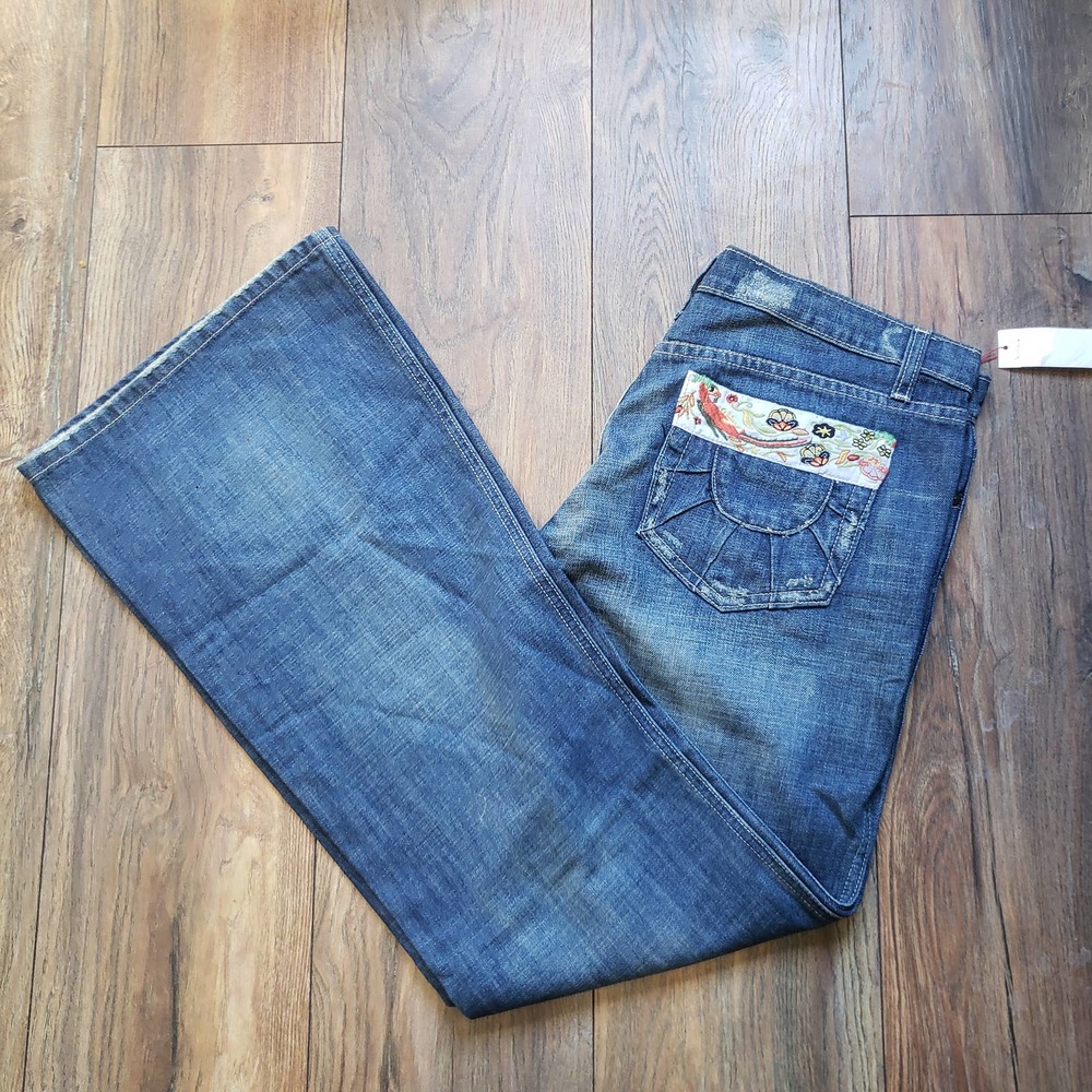 Joes Jeans Floyd Vintage Line 1971 cute pockets flare mid rise womans size 30 - Picture 11 of 14